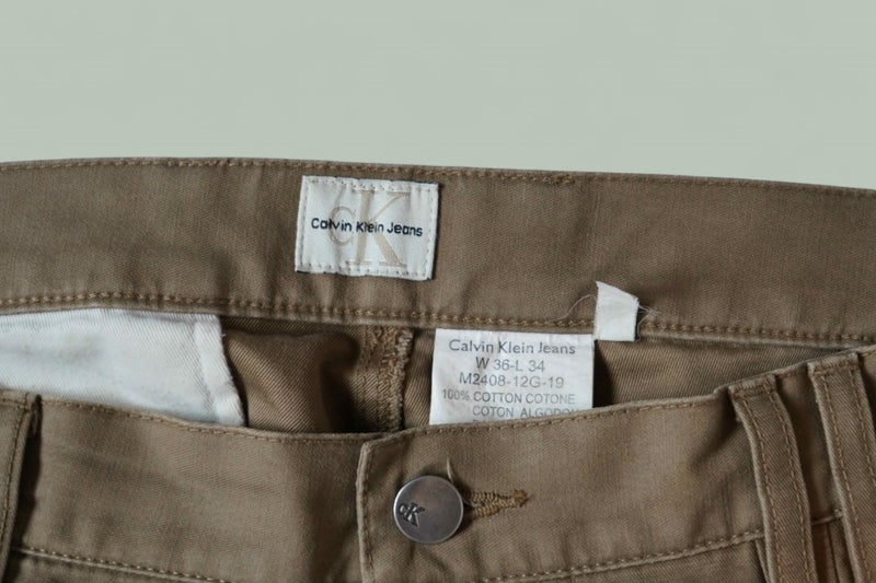 Calvin Klein Jeans - Mens Khaki Cargo Pants63616192526850112