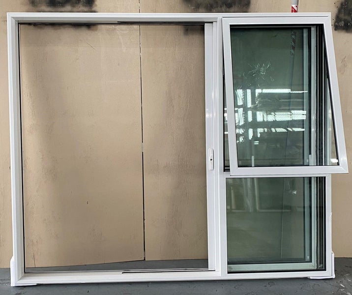 !NEW BLACK ALUMINIUM DOUBLE GLAZED STACKER SLIDING DOOR:2000H x 2400W Carousel 3