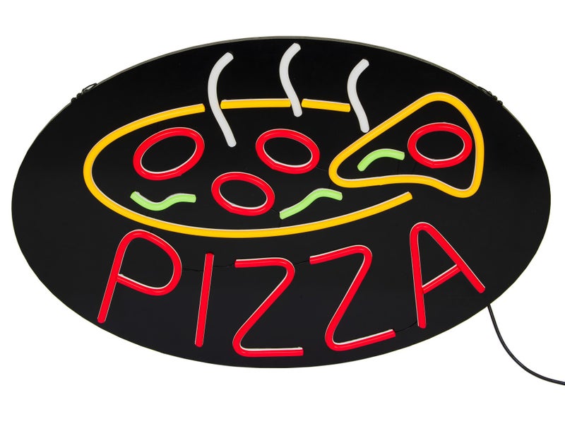 PIZZA - LED Graphic Neon Tube Shop Sign - 60cm x 40cm Carousel 2