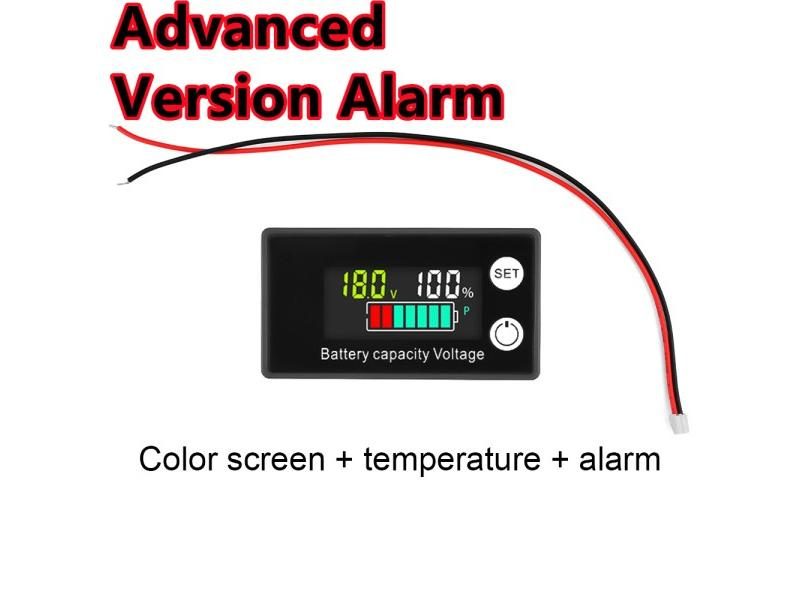 DC Battery Voltmeter 8V-100V Capacity Indicator For 6133A LCD Battery Carousel 1