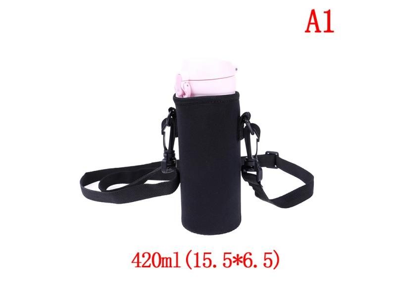 1pc 420-1500ML Sports Water Bottle Case Insulated Bag Neoprene Pouch Holder Carousel 1