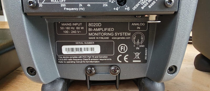 Genelec 8020D Speakers and SPL Series One Control One Monitoring system63616997812995113
