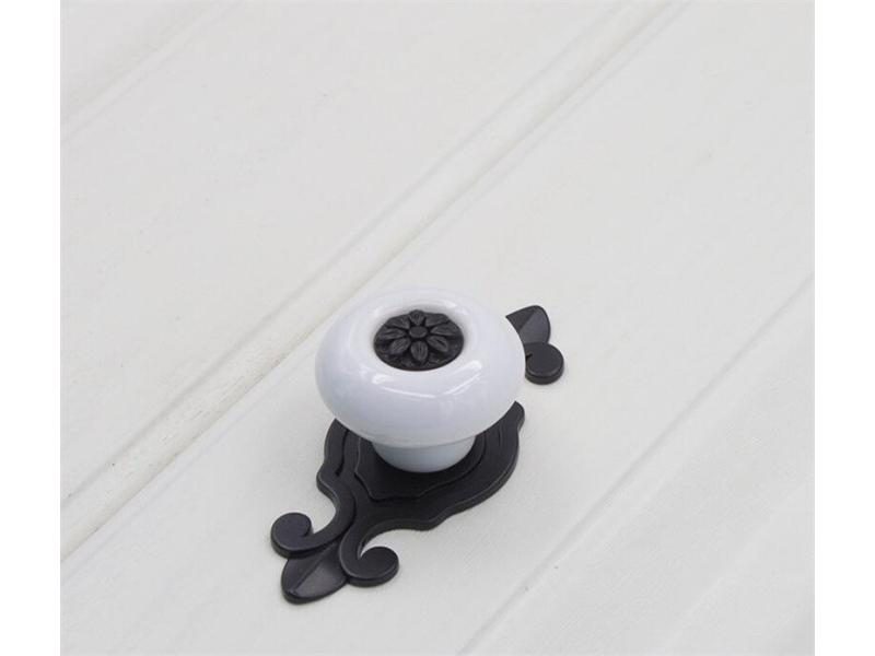 34MM Colorful Ceramic Cabinet Knobs Door Pull Handles Furniture Handles Carousel 1