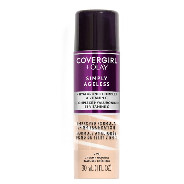 Covergirl Simply Ageless 3-In-1 Foundation #220 Creamy Natural 30mL Carousel 1