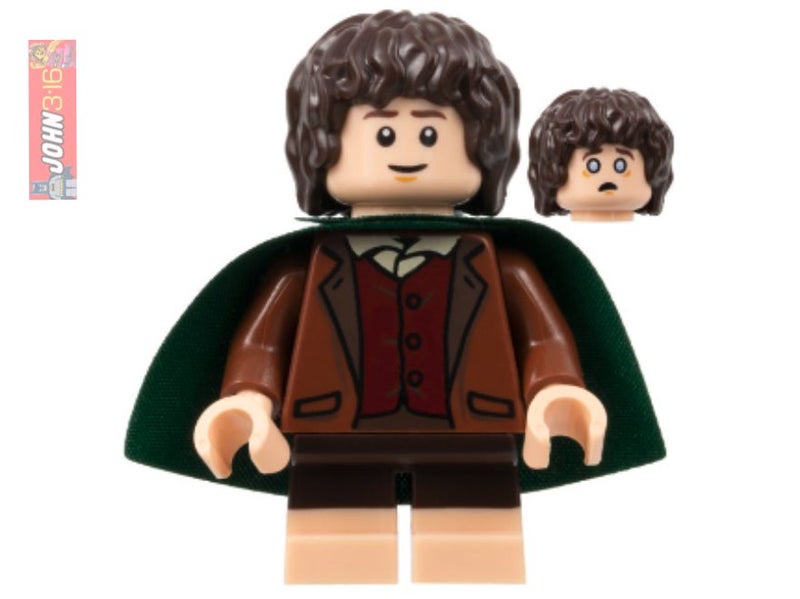 FRODO BAGGINS - AWESOME LORD OF THE RINGS RIVENDELL LEGO MINIFIGURE Carousel 1