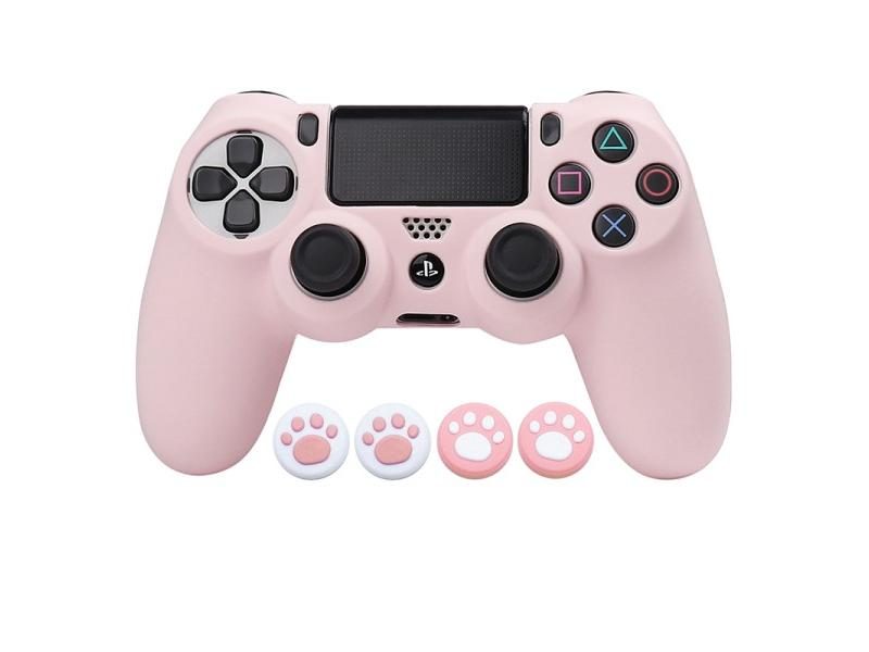 New Pink Soft Silicone PS4 Controller Case Gamepad Cover Carousel 1