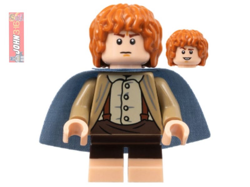 SAMWISE GAMGEE - AWESOME LORD OF THE RINGS RIVENDELL LEGO MINIFIGURE Carousel 1