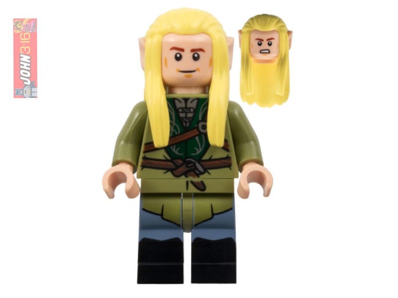 LEGOLAS - AWESOME LORD OF THE RINGS RIVENDELL LEGO MINIFIGURE Carousel 1