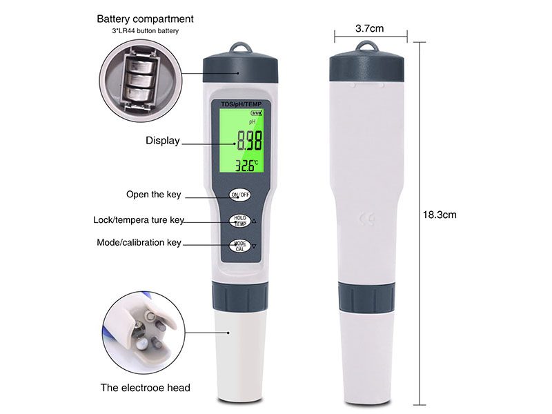 PH Tester Water Quality Monitor Meter Carousel 2