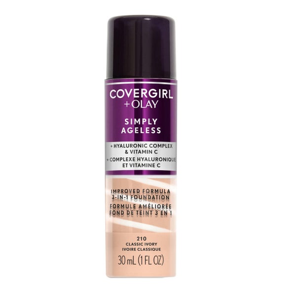 Covergirl Simply Ageless 3-In-1 Foundation #210 Classic Ivory 30mL Carousel 1