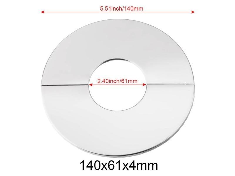 Stainless Steel Faucet Decorative Cover Self-Adhesive Pipe Wall Covers Wall Carousel 1