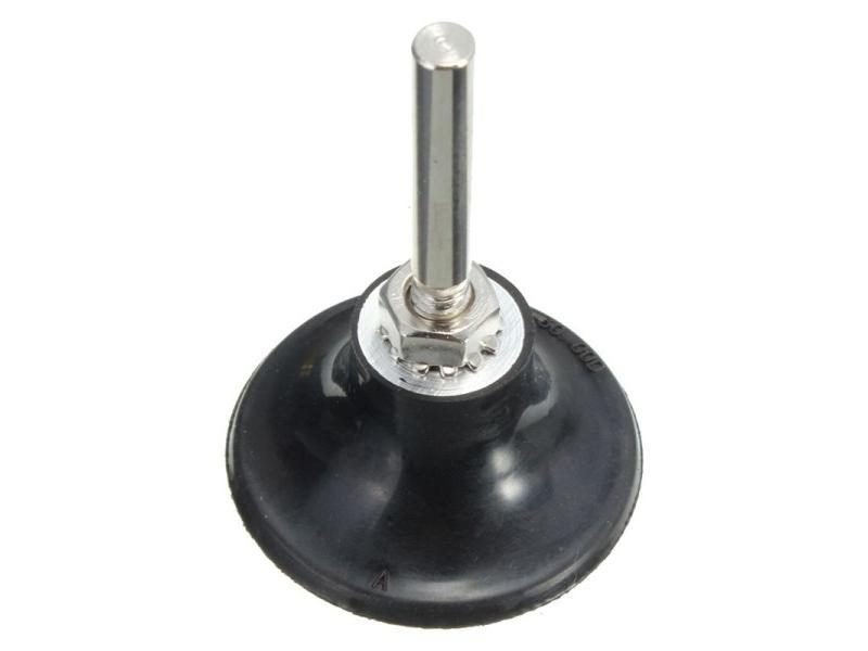 GTBL 50mm Backing Pad 6MM Shank Holder Sand Sanding Discs For 3M Roloc Discs Carousel 1