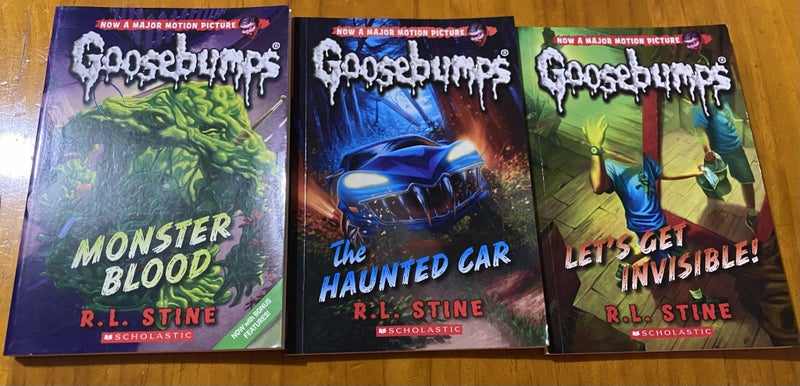 Goosebumps books x3 Carousel 1