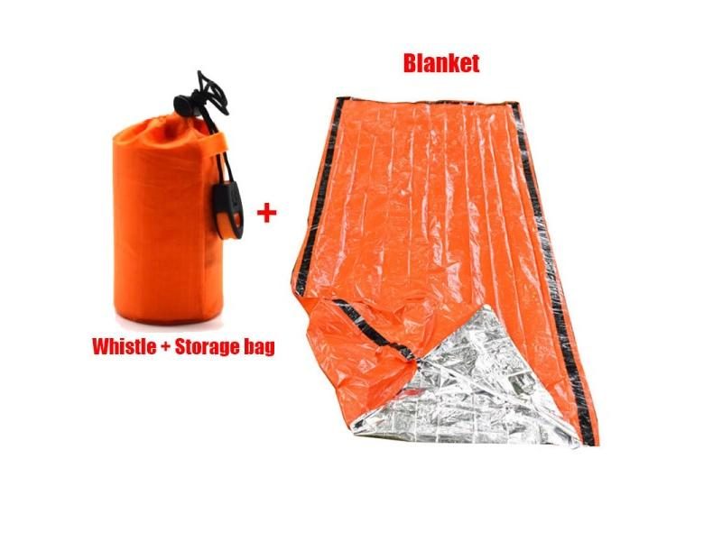 Portable Waterproof Emergency Survival Sleeping Bag Hiking Camping Gear Thermal Carousel 1