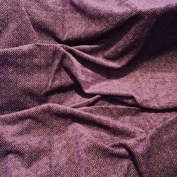 Purple Velvet Upholstery Fabric Carousel 5