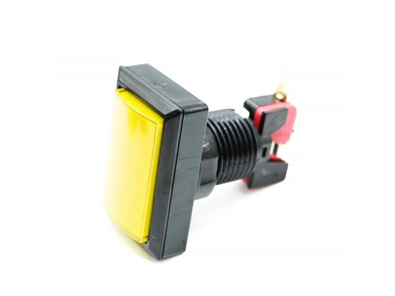50*33mm 5V 12V LED Illuminated Rectangle Push Button For Light Arcade Game Carousel 1