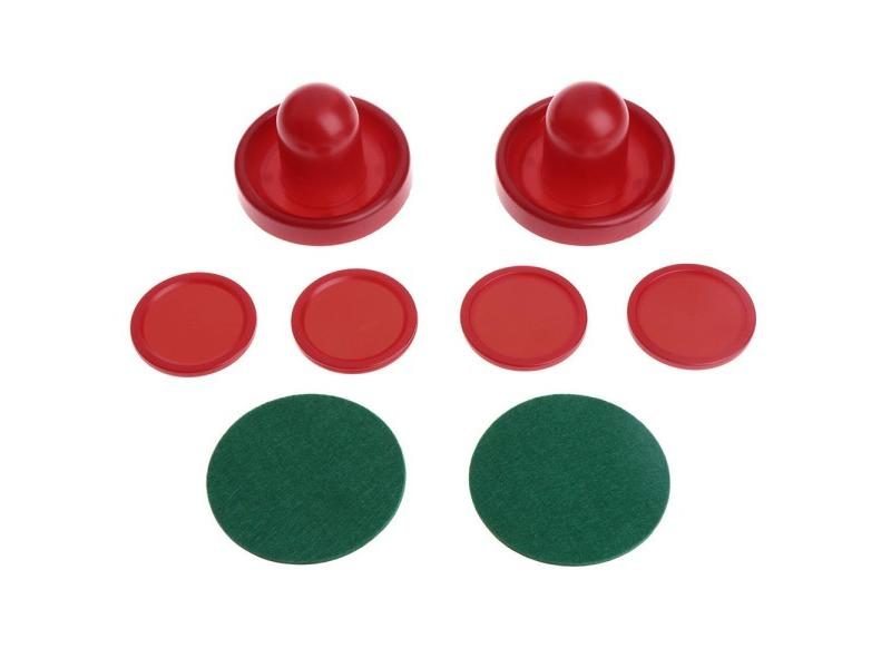 1set Air Hockey Accessories Goalies Puck Felt Pusher Mallet Adult Table Games Carousel 1