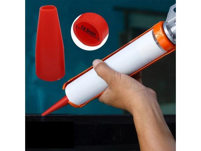 20pcs Sealant Tool Glass Glue Caulking Nozzle For Floor Windows Gap Filling Carousel 1