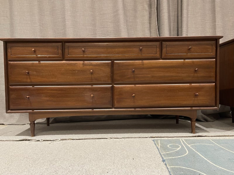 Solid Mahogany mid century drawers x 2 Carousel 1
