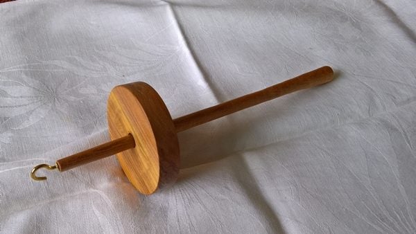 Drop Spindle,Small, Top Whorl, Recycled Rimu Carousel 1