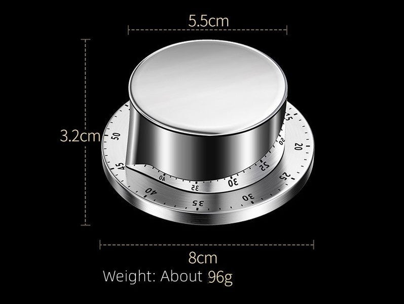 Kitchen Timer Cooking Timer with Magnet Stainless Steel Kitchen Timer Carousel 2