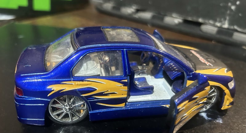 Mitsubishi Lancer Evolution VII 1:32 scale Jada Model Carousel 15