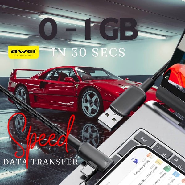 2m Cable - 4 in 1 - Charging + Data Transfer - Fast Charge 12W/18W - Awei63767572185985111