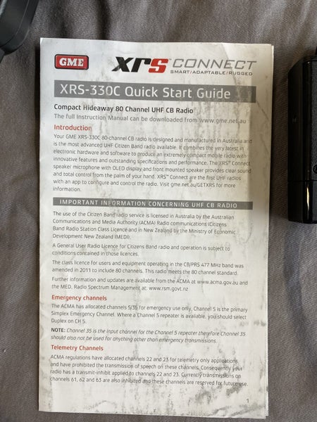 GME UHF CB Radio XRS Connect Outback Pack - XRS-330COB63616844452993114