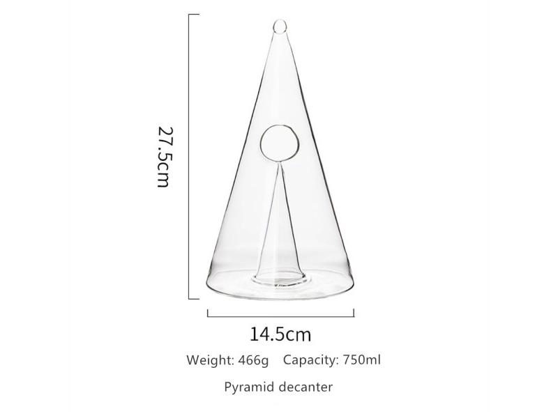 Crystal Wine Decanter Pourer For Family Bar Handmade For Red Wine Brandy Carousel 1