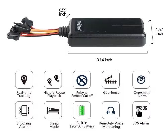 Car 4G GPS Tracker SinoTrack ST-901AL Global Motorcycle Vehicle Car G Carousel 2