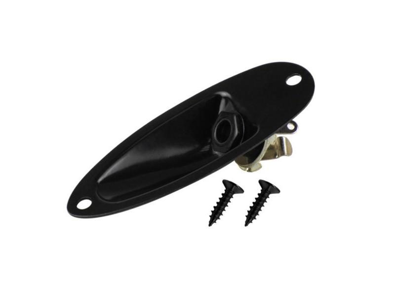 Replacement For Strat Stratocaster Electric Guitar Jack Plate 6.35mm 1/4" Boat Carousel 1