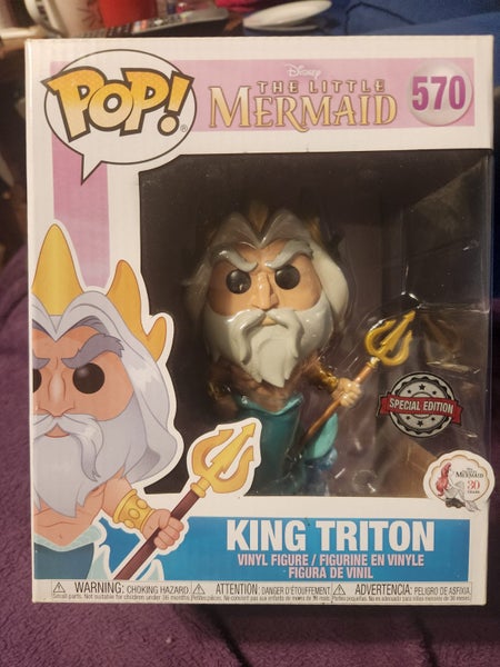 Funko Pop Vinyl - King Triton(The Little Mermaid 30 Year Anniversary) - #570 SE Carousel 1