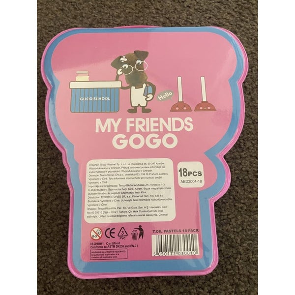 18 Scented Colour Oil Pastels & Case64219098100098111