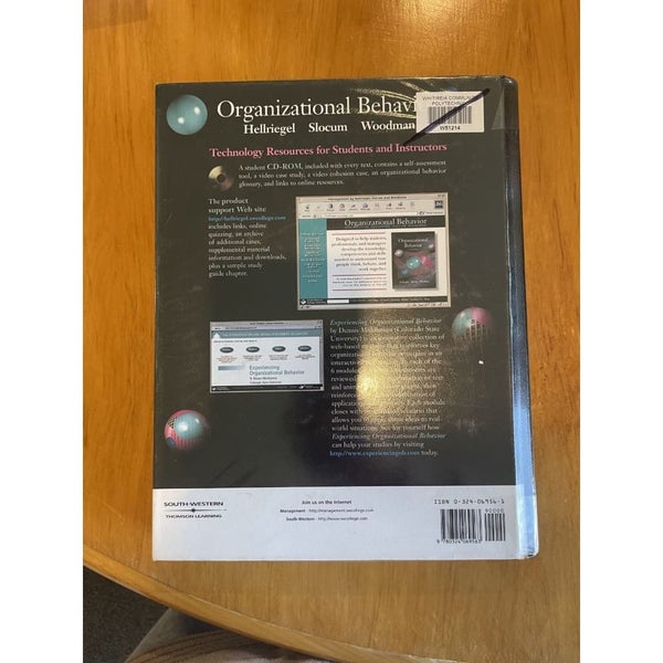 Organizational Behavior Print Book Ex Library64462150653954111