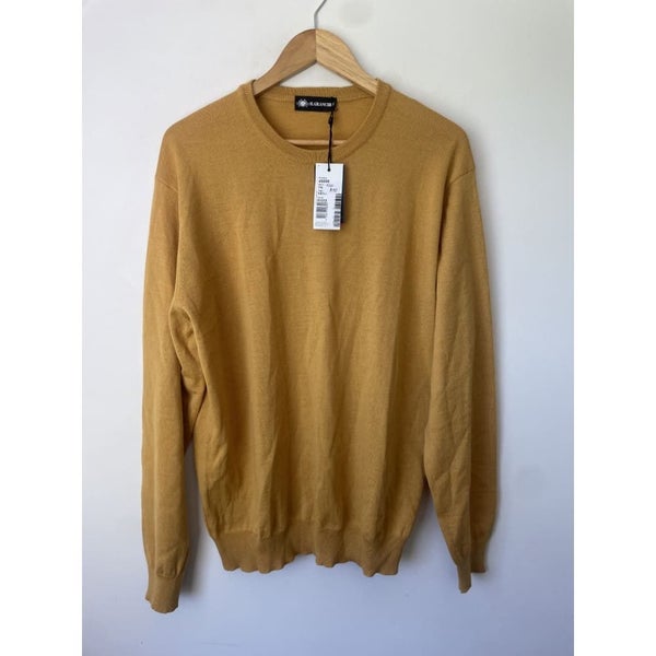 BNWT Ilgranchio Size L Wool / Acrylic Blend Jumper - Medium Weight Knit Carousel 1