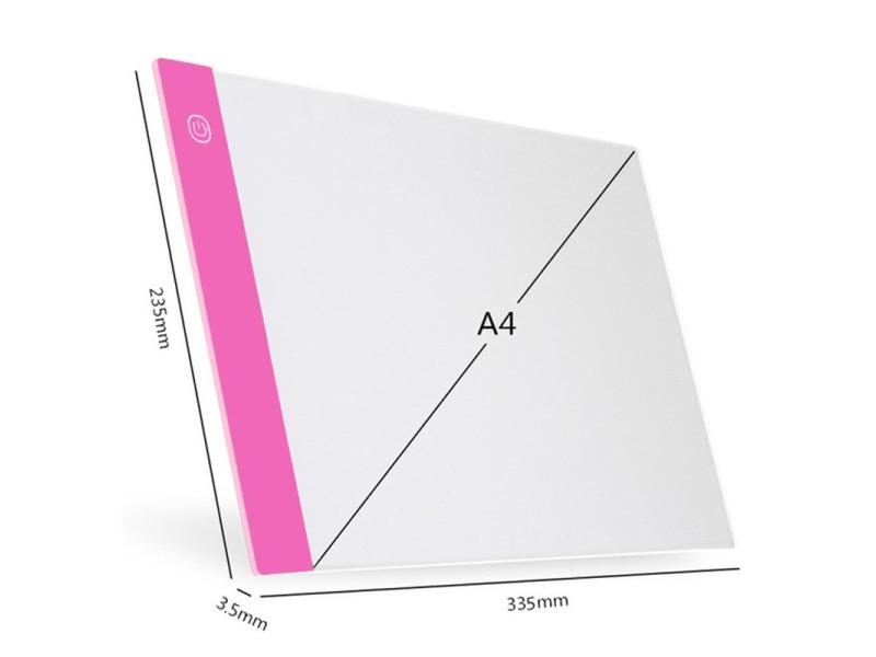 4Color A4 LED Light Pad Board For 5d Diamond Painting Tracing Copy Board 3 Carousel 1