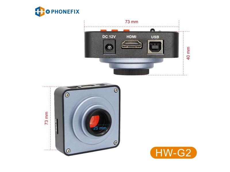 38MP 1080P 60FPS Digital Video USB Camera Full HD C-Mount Trinocular Stereo Carousel 1