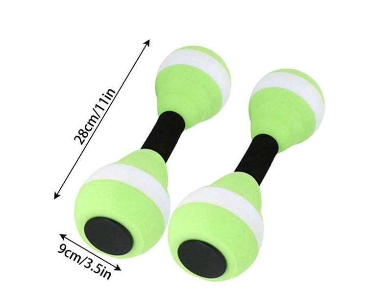 2PCS Aerobics Dumbbell Water Aquatic Barbell Pool Aqua Exercise Fitness EVA Carousel 1