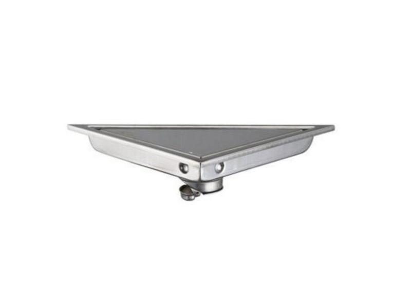 SUS 304 Stainless Steel Hidden Type Triangle Floor Drain Bathroom Tile Carousel 1