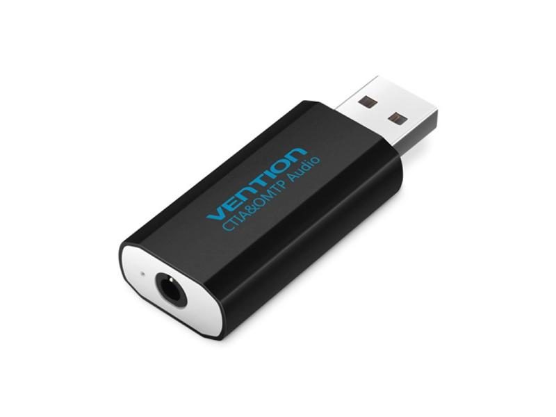 Vention Sound Card USB To 3.5mm Audiointerfa Adapter 2-in-1 USB To Earphone Carousel 1