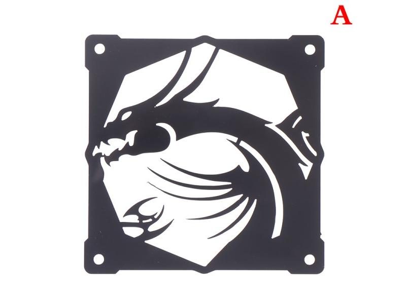 Dragon Pattern RGB Cover 12cm*12cm Fan Radiator DIY Filter Carousel 1
