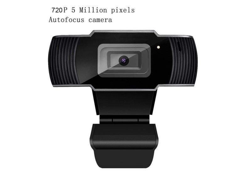 720p HD Rotatable PC Desktop Webcam With Mic For Video Recording In Stock Carousel 1