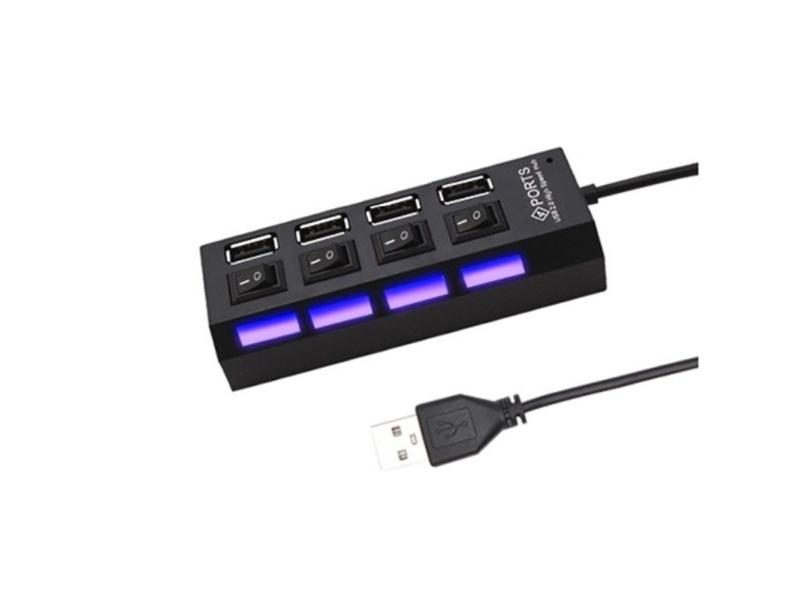 7 Ports USB 1.0 Hub High Speed Multi Splitter Adapter With Switch For PC Laptop Carousel 1