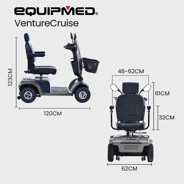 Mobility Scooter S-Xxl Comfortable Size For All Riders 30Km Max Range 180Kg C... Carousel 2