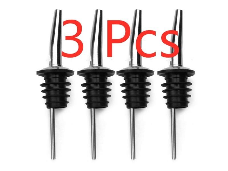 3pcs Olive Oil/Vinegar Spray Bottles With Lock Plug Leak-proof Nozzle Carousel 1