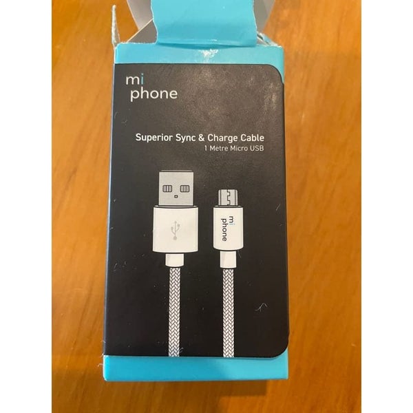 MiPhone Superior Sync & Charge Cable - 1m Micro USB Carousel 1