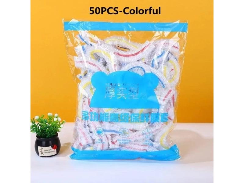 Disposable Food Cover Saran Wrap Plastic Bag Food Grade Fruit Vegetable Storage Carousel 1
