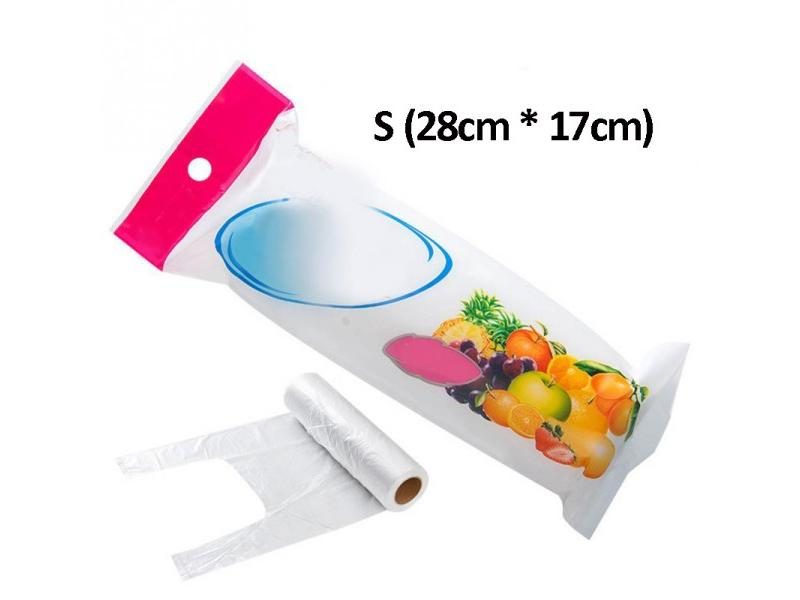 100PCS Transpare Roll Fresh-keeping Plastic Bags Of Vacuum Food Saver Bag 3 Carousel 1