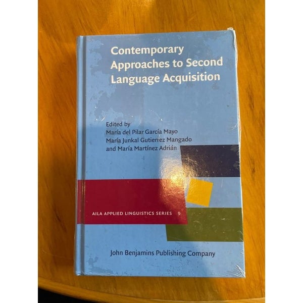 Contemporary Approaches to Second Language Acquisition - Brand New64307620165507110
