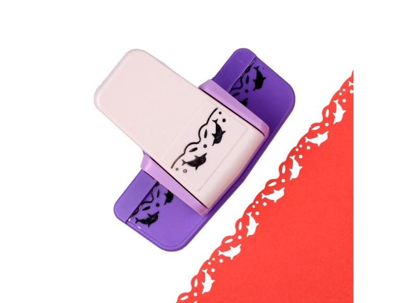 New Big Fancy Border Punch Foam Paper Embossing Device Scrapbook Edge Craft Carousel 1